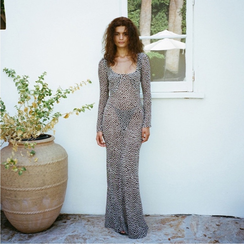 NWOT Realisation Par Inka Dress Full moon Size L - Picture 5 of 11